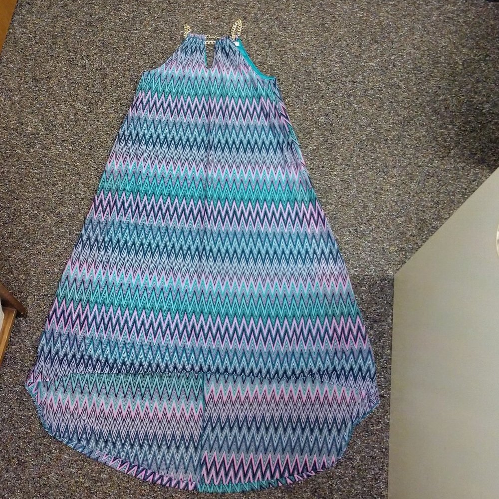 JLo high/low dress - small